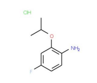 4-Fluoro-2-isopropoxyaniline, HCl (CAS 380430-47-7) - chemical structure image