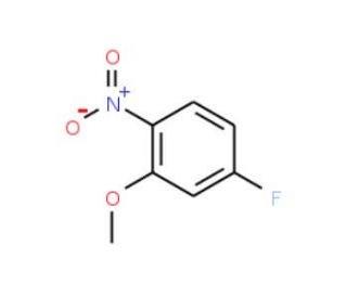 4-Fluoro-2-methoxy-1-nitrobenzene (CAS 448-19-1) - chemical structure image