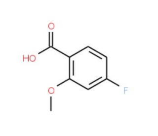 4-Fluoro-2-methoxybenzoic acid (CAS 395-82-4) - chemical structure image