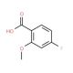 4-Fluoro-2-methoxybenzoic acid (CAS 395-82-4) - chemical structure image