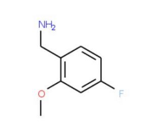 4-Fluoro-2-methoxybenzylamine (CAS 870563-60-3) - chemical structure image