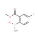 4-Fluoro-2-(methoxycarbonyl)benzeneboronic acid (CAS 871329-81-6) - chemical structure image