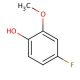 4-Fluoro-2-methoxyphenol (CAS 450-93-1) - chemical structure image