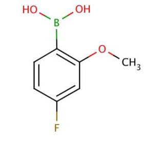 4-Fluoro-2-methoxyphenylboronic acid (CAS 179899-07-1) - chemical structure image