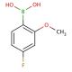 4-Fluoro-2-methoxyphenylboronic acid (CAS 179899-07-1) - chemical structure image