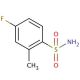 4-Fluoro-2-methylbenzenesulfonamide (CAS 489-17-8) - chemical structure image