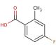 4-Fluoro-2-methylbenzoic acid (CAS 321-21-1) - chemical structure image