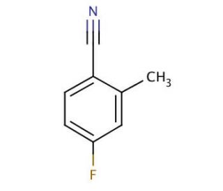 4-Fluoro-2-methylbenzonitrile (CAS 147754-12-9) - chemical structure image