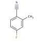 4-Fluoro-2-methylbenzonitrile (CAS 147754-12-9) - chemical structure image