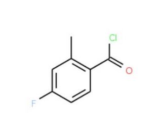 4-Fluoro-2-methylbenzoyl chloride (CAS 21900-43-6) - chemical structure image