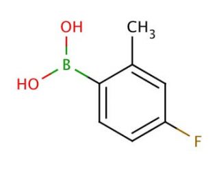 4-Fluoro-2-methylphenylboronic acid (CAS 139911-29-8) - chemical structure image