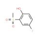 4-Fluoro-2-methylsulfonylphenol - chemical structure image