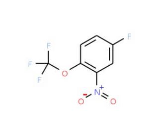 4-Fluoro-2-nitro-1-(trifluoromethoxy)benzene (CAS 123572-62-3) - chemical structure image