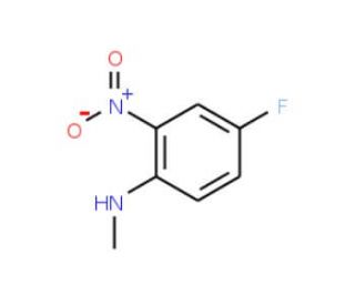 4-Fluoro-2-nitro-N-methylaniline (CAS 704-05-2) - chemical structure image