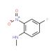4-Fluoro-2-nitro-N-methylaniline (CAS 704-05-2) - chemical structure image