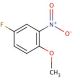 4-Fluoro-2-nitroanisole (CAS 445-83-0) - chemical structure image