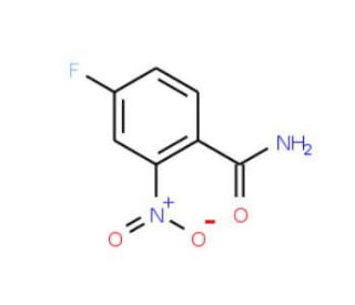 4-Fluoro-2-nitrobenzamide (CAS 106754-80-7) - chemical structure image