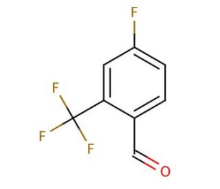 4-Fluoro-2-(trifluoromethyl)benzaldehyde (CAS 90176-80-0) - chemical structure image