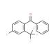 4-Fluoro-2-(trifluoromethyl)benzophenone - chemical structure image