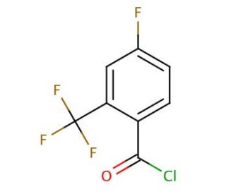4-Fluoro-2-(trifluoromethyl)benzoyl chloride (CAS 189807-21-4) - chemical structure image