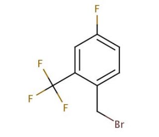 4-Fluoro-2-(trifluoromethyl)benzyl bromide (CAS 206860-48-2) - chemical structure image