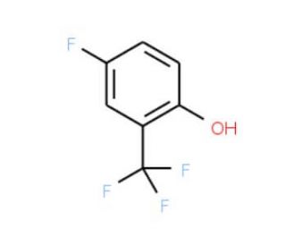 4-Fluoro-2-(trifluoromethyl)phenol (CAS 130047-19-7) - chemical structure image