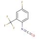 4-Fluoro-2-(trifluoromethyl)phenyl isocyanate (CAS 190774-54-0) - chemical structure image