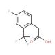 4-Fluoro-2-(trifluoromethyl)phenylacetic acid (CAS 195447-80-4) - chemical structure image