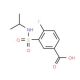 4-fluoro-3-[(isopropylamino)sulfonyl]benzoic acid - chemical structure image