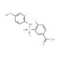 4-Fluoro-3-(4-methoxy-phenylsulfamoyl)-benzoic acid - chemical structure image