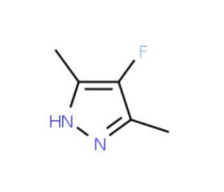 4-Fluoro-3,5-dimethyl-1H-pyrazole (CAS 57160-76-6) - chemical structure image
