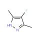 4-Fluoro-3,5-dimethyl-1H-pyrazole (CAS 57160-76-6) - chemical structure image