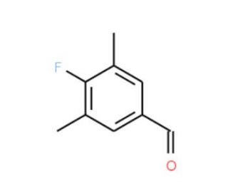 4-Fluoro-3,5-dimethylbenzaldehyde (CAS 363134-35-4) - chemical structure image
