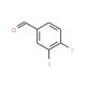 4-Fluoro-3-iodobenzenecarbaldehyde (CAS 227609-88-3) - chemical structure image