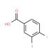 4-Fluoro-3-iodobenzoic acid (CAS 403-18-9) - chemical structure image