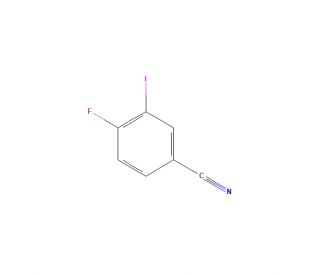4-Fluoro-3-iodobenzonitrile (CAS 159719-57-0) - chemical structure image