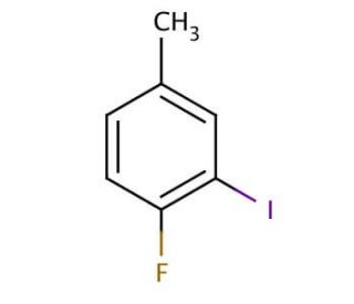 4-Fluoro-3-iodotoluene (CAS 452-82-4) - chemical structure image
