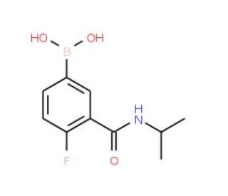 4-Fluoro-3-(isopropylcarbamoyl)phenylboronic acid (CAS 874219-21-3) - chemical structure image
