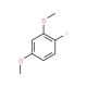 4-Fluoro-3-methoxyanisole (CAS 17715-70-7) - chemical structure image