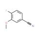 4-Fluoro-3-methoxybenzonitrile (CAS 243128-37-2) - chemical structure image