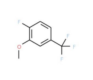 4-Fluoro-3-methoxybenzotrifluoride (CAS 261951-78-4) - chemical structure image