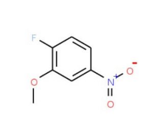 4-Fluoro-3-methoxynitrobenzene (CAS 454-16-0) - chemical structure image
