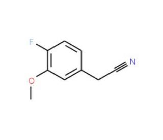 4-Fluoro-3-methoxyphenylacetonitrile (CAS 850565-37-6) - chemical structure image