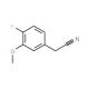 4-Fluoro-3-methoxyphenylacetonitrile (CAS 850565-37-6) - chemical structure image