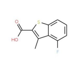 4-fluoro-3-methyl-1-benzothiophene-2-carboxylic acid - chemical structure image