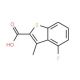 4-fluoro-3-methyl-1-benzothiophene-2-carboxylic acid - chemical structure image