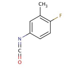 4-Fluoro-3-methylphenyl isocyanate (CAS 351003-65-1) - chemical structure image