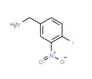4-Fluoro-3-nitro-benzylamine (CAS 771581-73-8) - chemical structure image
