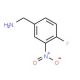 4-Fluoro-3-nitro-benzylamine (CAS 771581-73-8) - chemical structure image