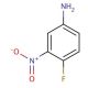 4-Fluoro-3-nitroaniline (CAS 364-76-1) - chemical structure image